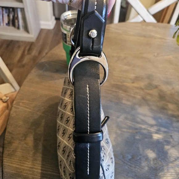 Dooney and Bourke Vintage Monogram Baguette Sh. Bag - Picture 10 of 12